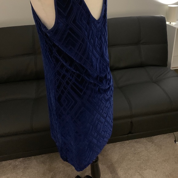 Blue cocktail dress White House Black Market - Picture 4 of 4